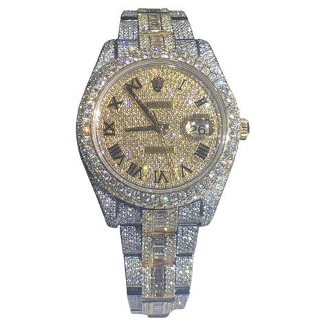 iced out replica watch|watch iced out in peridot.